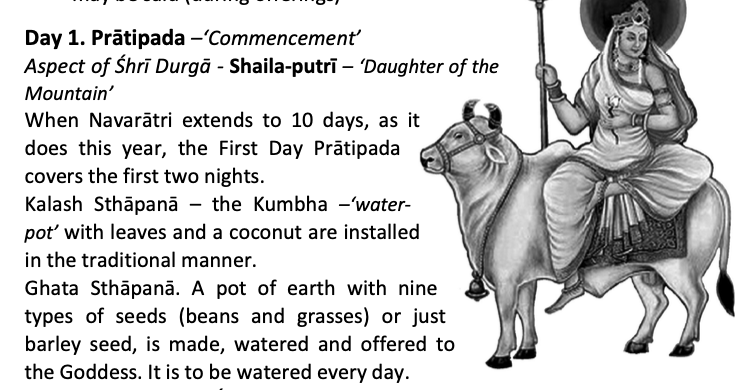 4rd Day of Navratri - Chaturthi